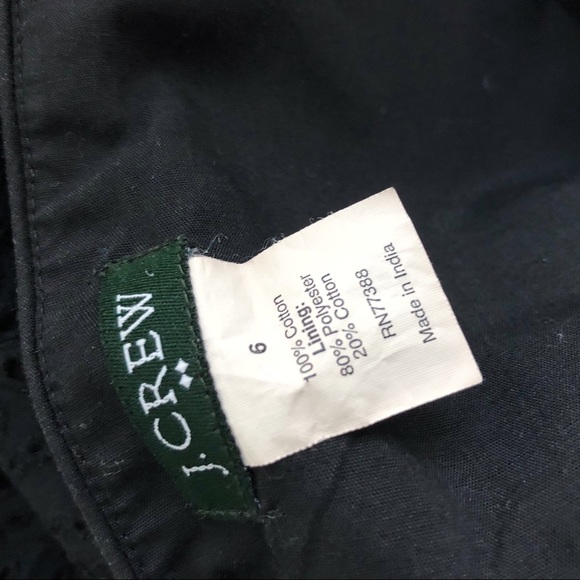 J Crew Lace Black Pencil Skirt - Picture 6 of 6